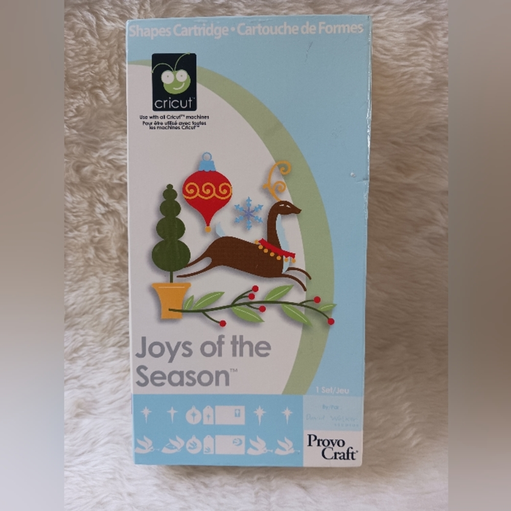 Cricut Cartidge Joys of The Season (Christmas / Hanukkah / Holidays)